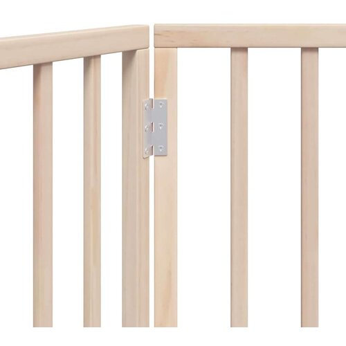 vidaXL Vrata za pse s 3 panela sklopiva 150 cm od drva topole Cijene