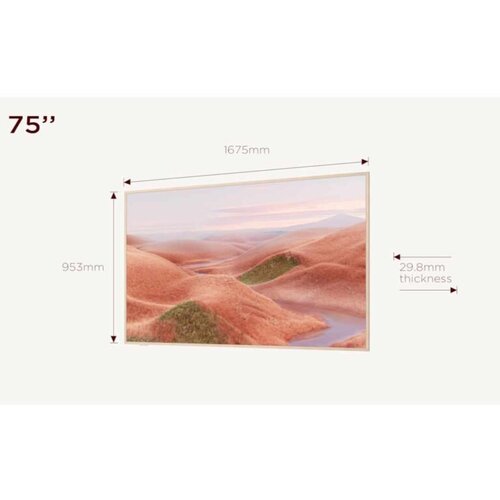Tcl 75&rdquo;A300W NXTVISION 4K QLEDGoogle OS; 144Hz VRR ART TV;Dolby Atmos; Ambient mode; HDMI 2.1 Cijene