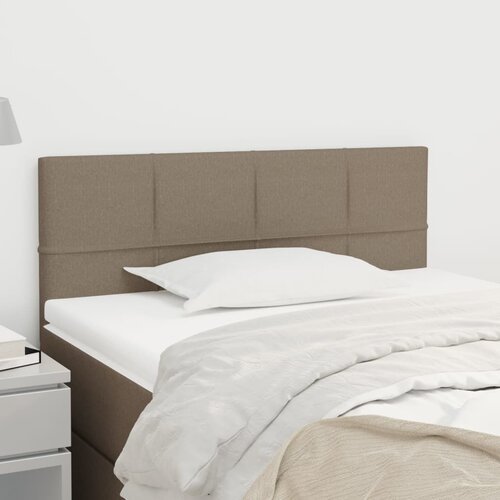 vidaXL Posteljno vzglavje taupe 100x5x78/88 cm blago Cene