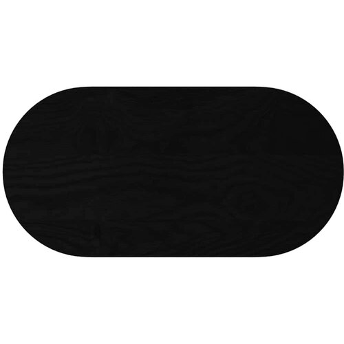 VidaXL stolna ploča tamnosmeđa 80x40x4 cm ovalna masivna hrastovina Slike