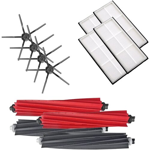  Ultra-pack s crnim bočnim četkama za Roborock S8 Slike