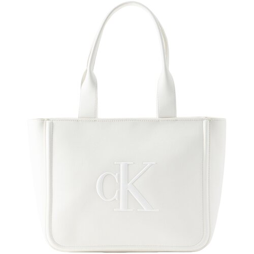 Calvin Klein Nakupovalna torba bela Slike