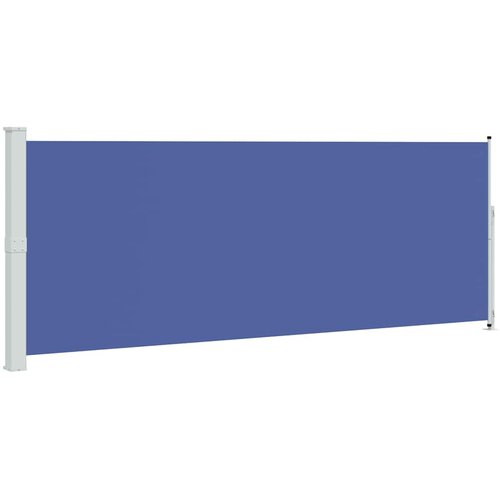  Uvlačiva bočna tenda za terasu 180 x 500 cm plava Slike