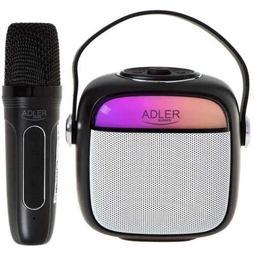 Adler AD 1199 black Karaoke speaker with microphone - SD/USB/AUX/Bluetooth