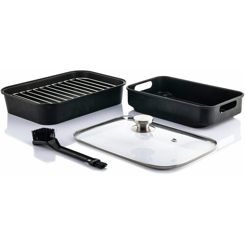  Pack Silikonske Ko&amp;scaron;are s Kistom za Friteze na Zrak i Friteza na Zrak s Ro&amp;scaron;tiljem, Priborom i Kuharicom InnovaGoods Slike