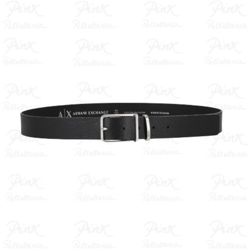 Armani Exchange Pasovi Tongue Belt Črna Cene