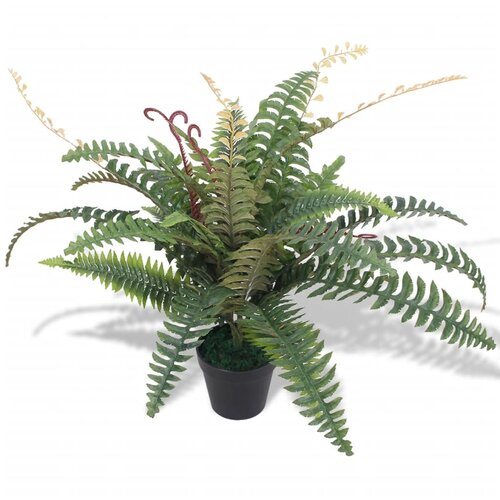 vidaXL Umetna rastlina praprot v loncu 60 cm zelene barve Cene