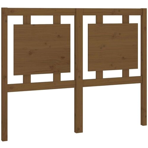  Uzglavlje za krevet boja meda 125 5x4x100 cm masivna borovina Slike