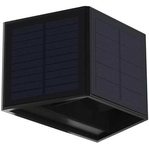  LED solarno zidno svetlo WINGS LED/2W/1300 mAh 3,7V 6000K IP54 crna Slike