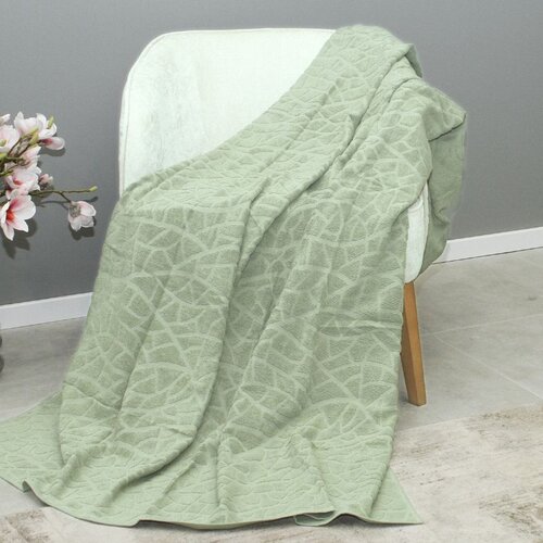 Dekordom frotir prekrivač stone 200x210 - light green Cene