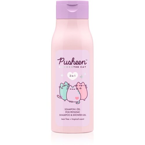 Pusheen 2 in 1 &amp;scaron;ampon i gel za tu&amp;scaron;iranje 2 u 1 400 ml Slike