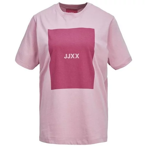 JJXX Majice s kratkimi rokavi - Rožnata