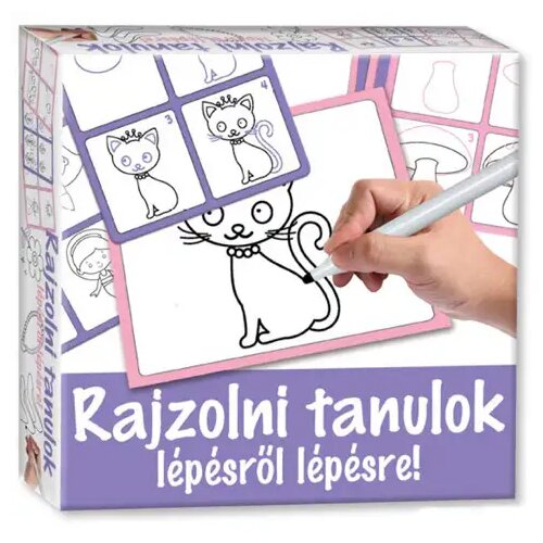 Mađarski proizvođač Učim crtati didaktička igra za djevojčice Cene