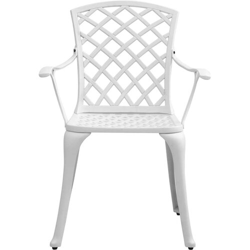 vidaXL 3-dijelni bistro set bijeli od lijevanog aluminija Cene