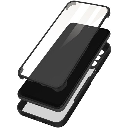 AVIZAR Ovitek Samsung Galaxy A13 4G, zadnji del iz pleksiglasa z crno obrobo, (20616859) Cene