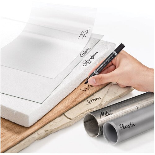  PERMANENTNI 0,6MM RECIKLIRANI LUMOCOLOR STAEDTLER 318-2 CRVENI Slike