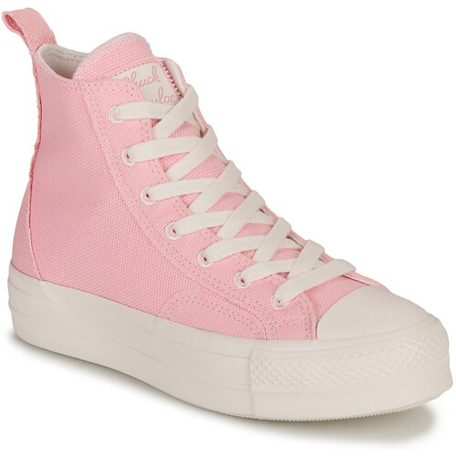 Converse CHUCK TAYLOR ALL STAR LIFT-SUNRISE PINK/SUNRISE PINK/VINTAGE WHI Ružičasta Slike