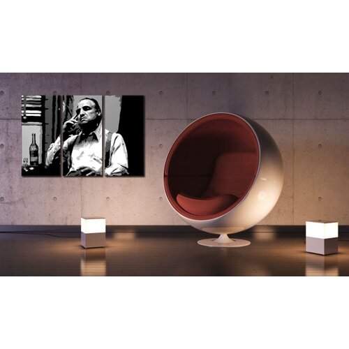  Ročno izdelana slika POP Art Marlon Brando 3-delna (POP ART) Slike