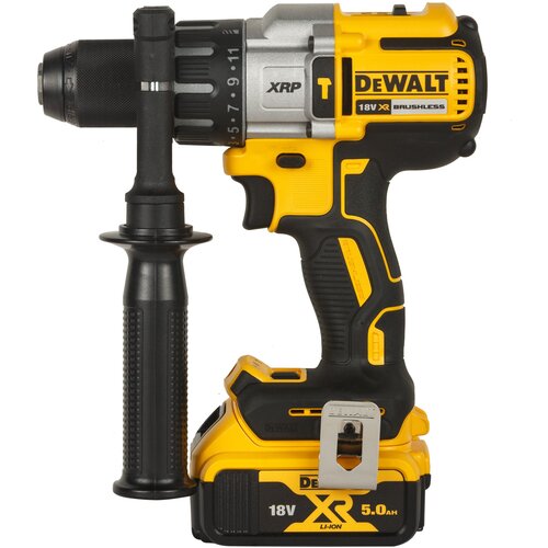 Dewalt Akumulatorski udarni vrtalni vijačnik DeWALT DCD996P2 (18 V, 2 x Li-Ion baterija 5,0 Ah, 0&amp;ndash;2.000 vrt./min, 0&amp;ndash;38.250 ud./min) Slike