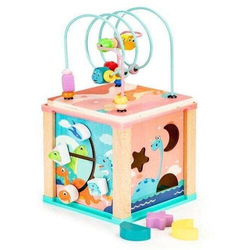 ECO TOYS MS HM015471-Drvena edukativna kocka Slike