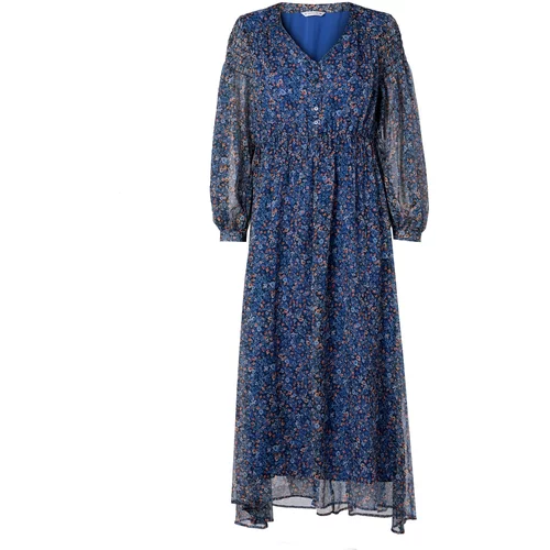 Tatuum Košulja haljina 'Kreto' plava / mornarsko plava / svijetlonarančasta