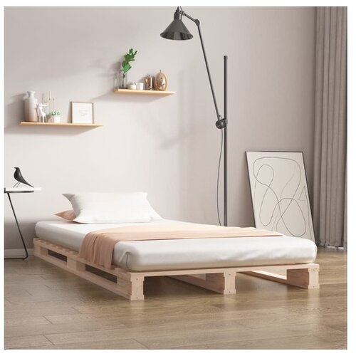  Krevet od paleta 75 x 190 cm od masivne borovine 2FT6 mali Cijene