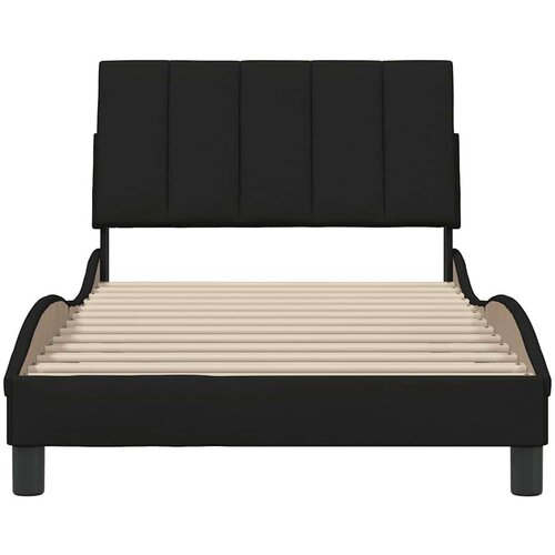 VidaXL okvir za krevet bez madraca crni 100x200 cm od tkanine Slike
