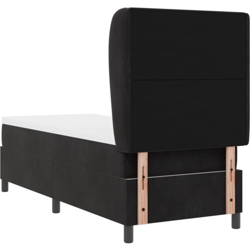 Box Spring Krevet s Madracem Crni 80x200 cm Bar&amp;scaron;un Slike