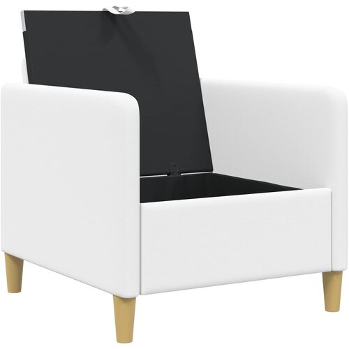 SOFA s pohranom Bijela 72 x 78 x 87 cm Poliester Slike