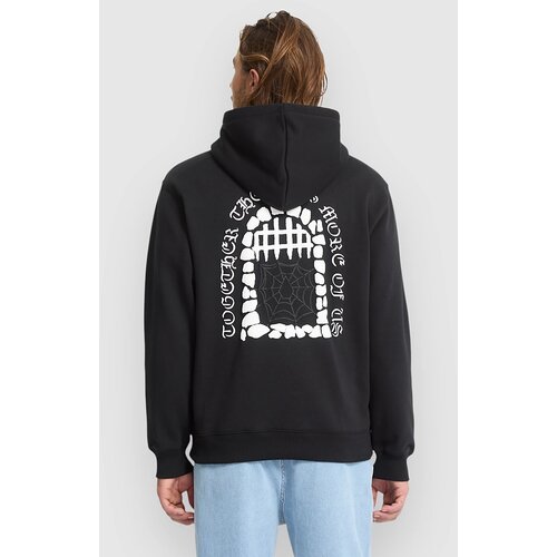Volcom Noder Po Pulover s kapuco black Cene