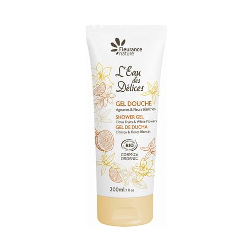 Fleurance Nature L'Eau des Délices gel za prhanje Citrus Fruits & White Flowers - 200 ml Cene
