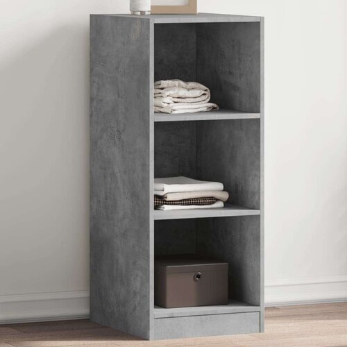 vidaXL Garderobna omara betonsko siva 48x41x102 cm inženirski les Cene
