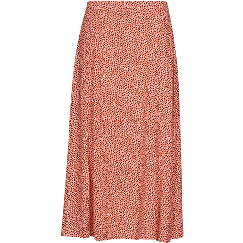 Esprit skirt aop Red