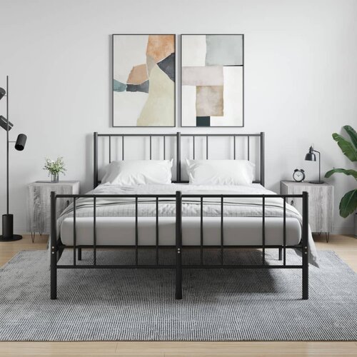 vidaXL Nočna omarica 2 kosa siva sonoma 40x40x50 cm inženirski les Cene