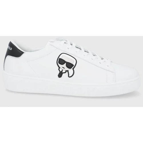 Karl Lagerfeld Kožne cipele Kupsole Iii boja: bijela