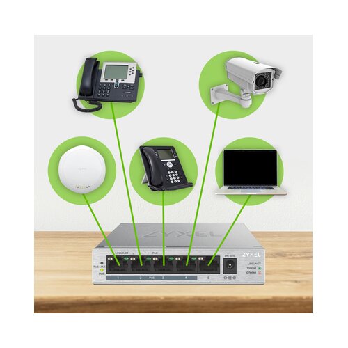 Zyxel GS1005-HP Switch Cene