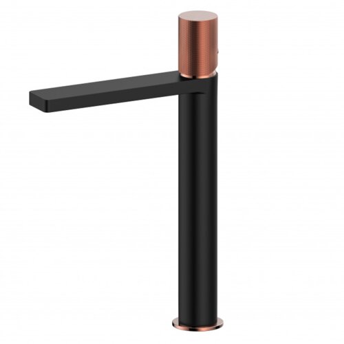 Copen nook Grip baterija za lavabo visoka mat crna / rose gold C-01-103MB/RG Cene