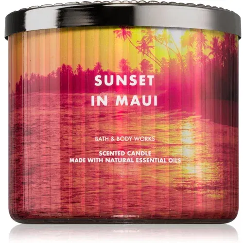 Bath & Body Works Sunset In Maui dišeča sveča 411 g
