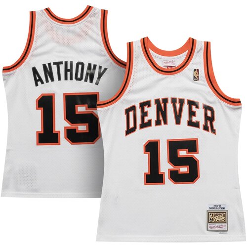 Mitchell And Ness Carmelo Anthony Denver Nugget Swingman White dres Cene