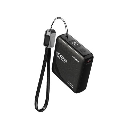 Moxom mx-pb162 mini cookie pd20w + scp22.5w 10000mah crni power bank ( bat9647 ) Slike
