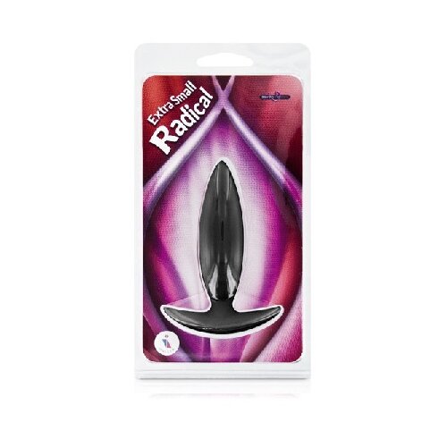  Silikonski analni plug | Radicall Black Slike