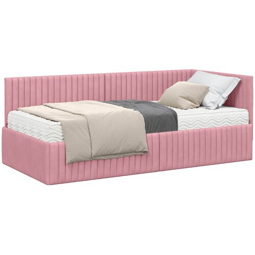 vidaXL Kotni okvir postelje z matrico z vzglavjem 2 pcs Siva Žamet, (5000155750) Cene