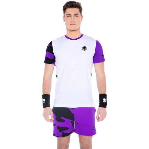 Hydrogen Men's T-shirt Tech Camo Tee White/Purple M Slike