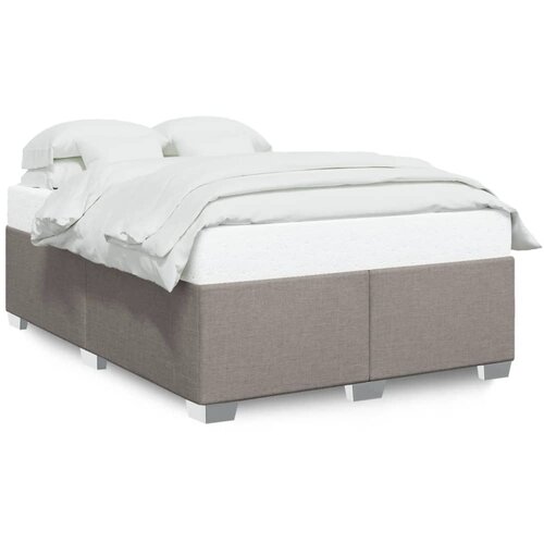 VidaXL Posteljni okvir taupe 160x200 cm blago Slike