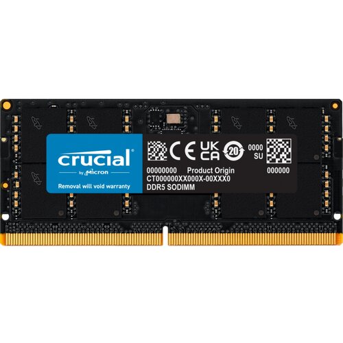 Crucial 16GB DDR5-5600 sodimm CL46, 1.1V Slike