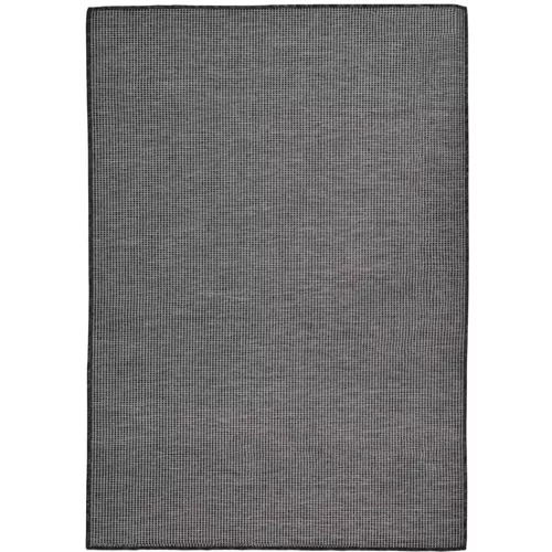 Vanjski tepih ravnog tkanja 160 x 230 cm sivi