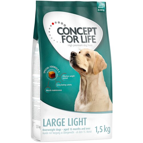 Concept for Life x 1 kg / 1.5 kg Concept for Life po posebni ceni! - 4 x 1,5 kg Large Light Cene