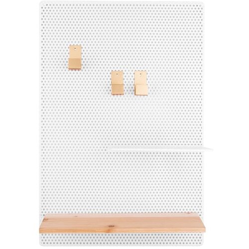 PT LIVING Bijeli metalni zid Perky, 34,5 x 52,5 cm Slike