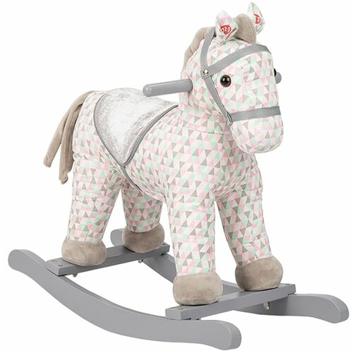 Kikka Boo plišana igračka horse white sa klackalicom i muzikom Slike