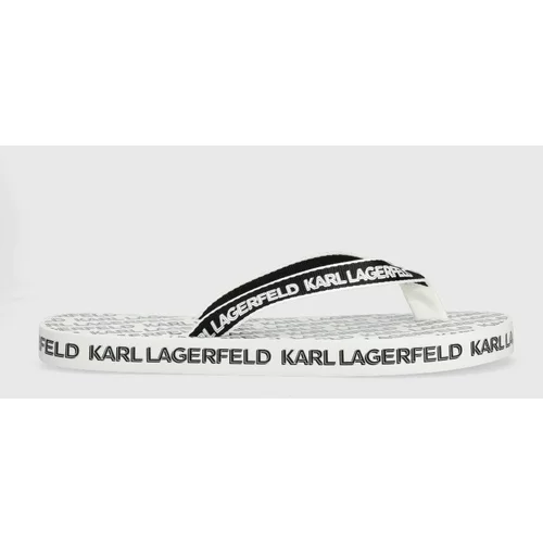 Karl Lagerfeld Japonke KOSTA MNS moške, bela barva, KL71003